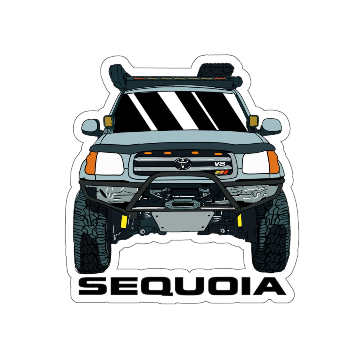 The Bay Area Sequoia Sticker