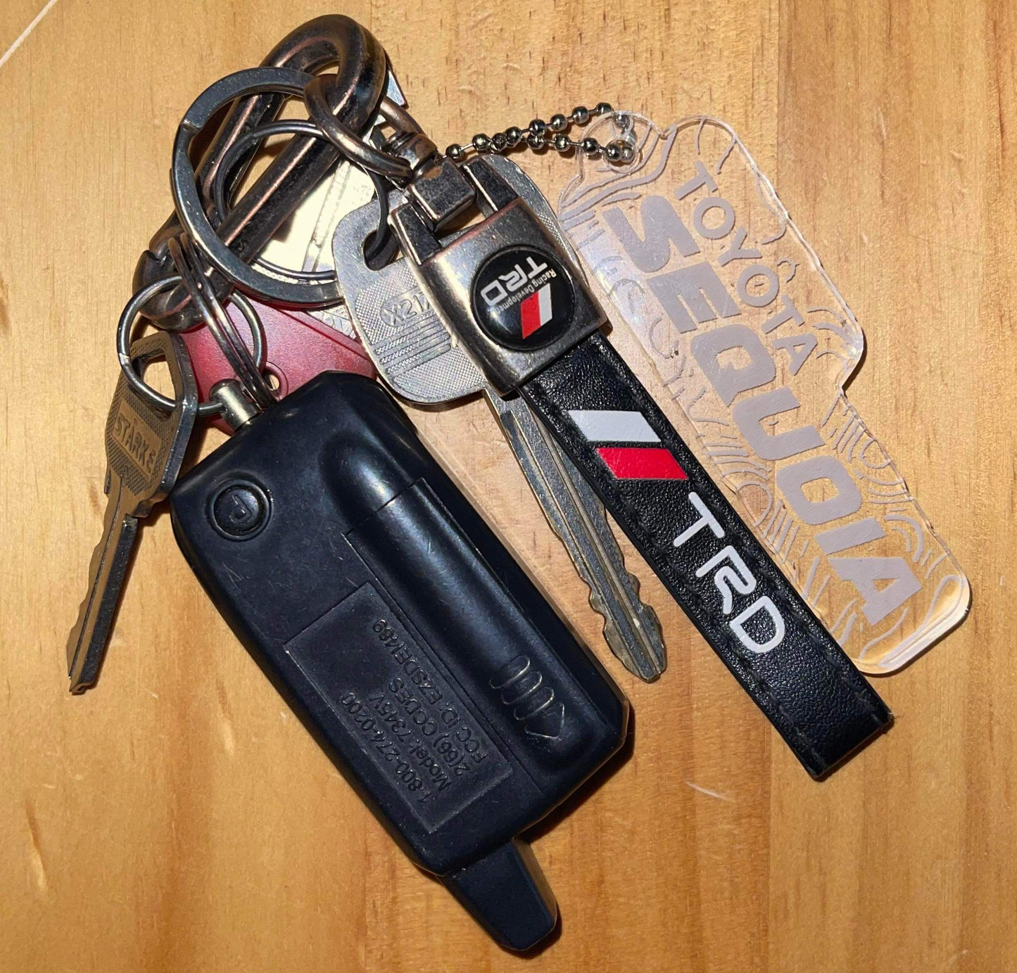 Toyota Sequoia Topographic Keychain